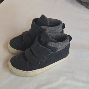 Calvin Klein Black and Gray Kids Sneakers